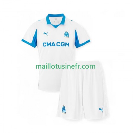 Maillot de Foot Olympique de Marseille Domicile 2025-26 - Enfant Maillot de Foot Olympique de Marseille Domicile 2025-26 - Enfant